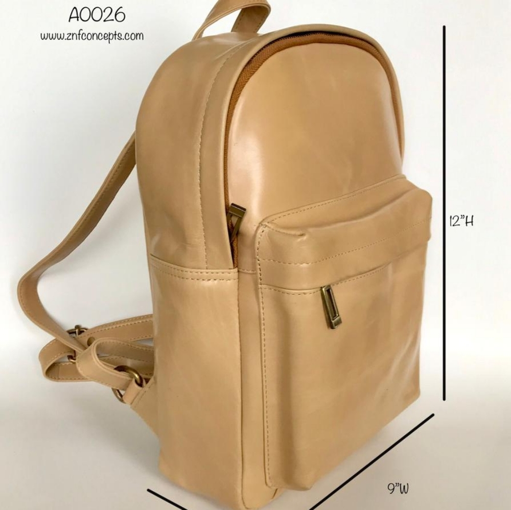 Backpack, Full grain Leather - Picture 5 of 9